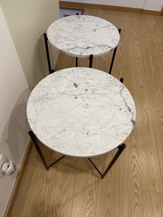 Mesas em marmore carrara