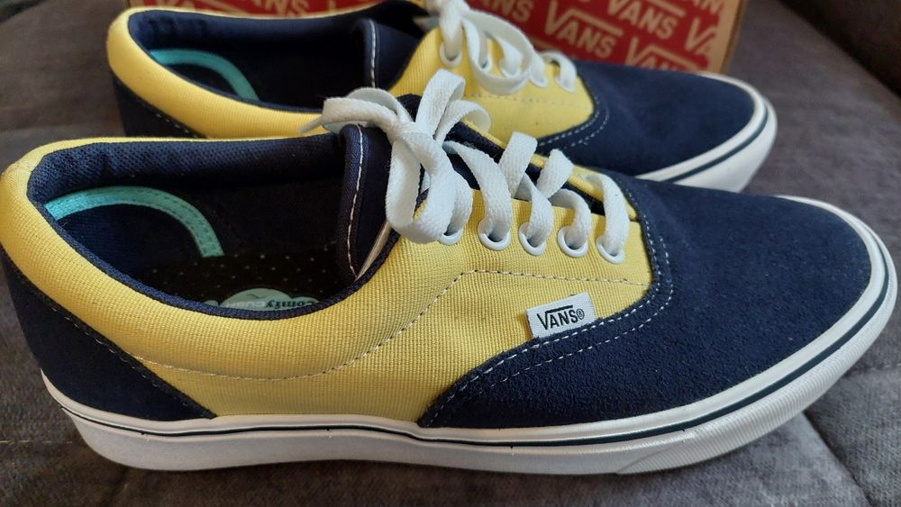 Trampki Vans Comfycush Era granatowo-żółte r.40