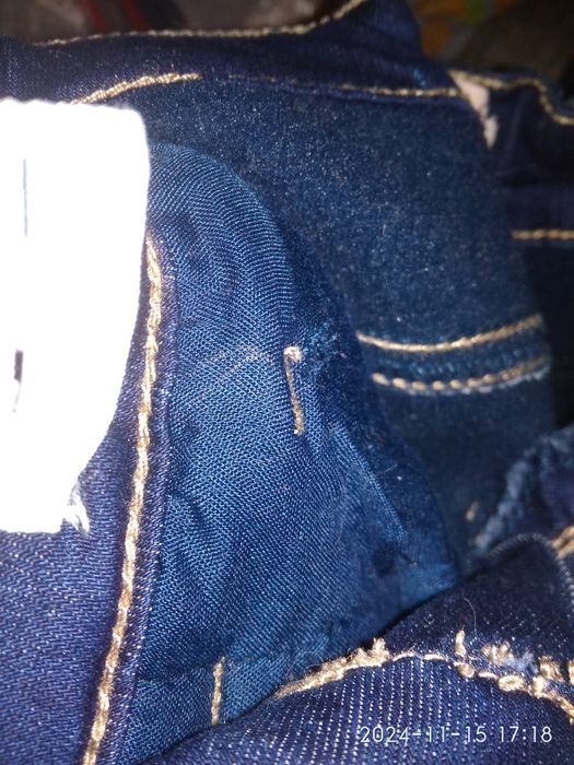 Тёплые джинсы для девочки