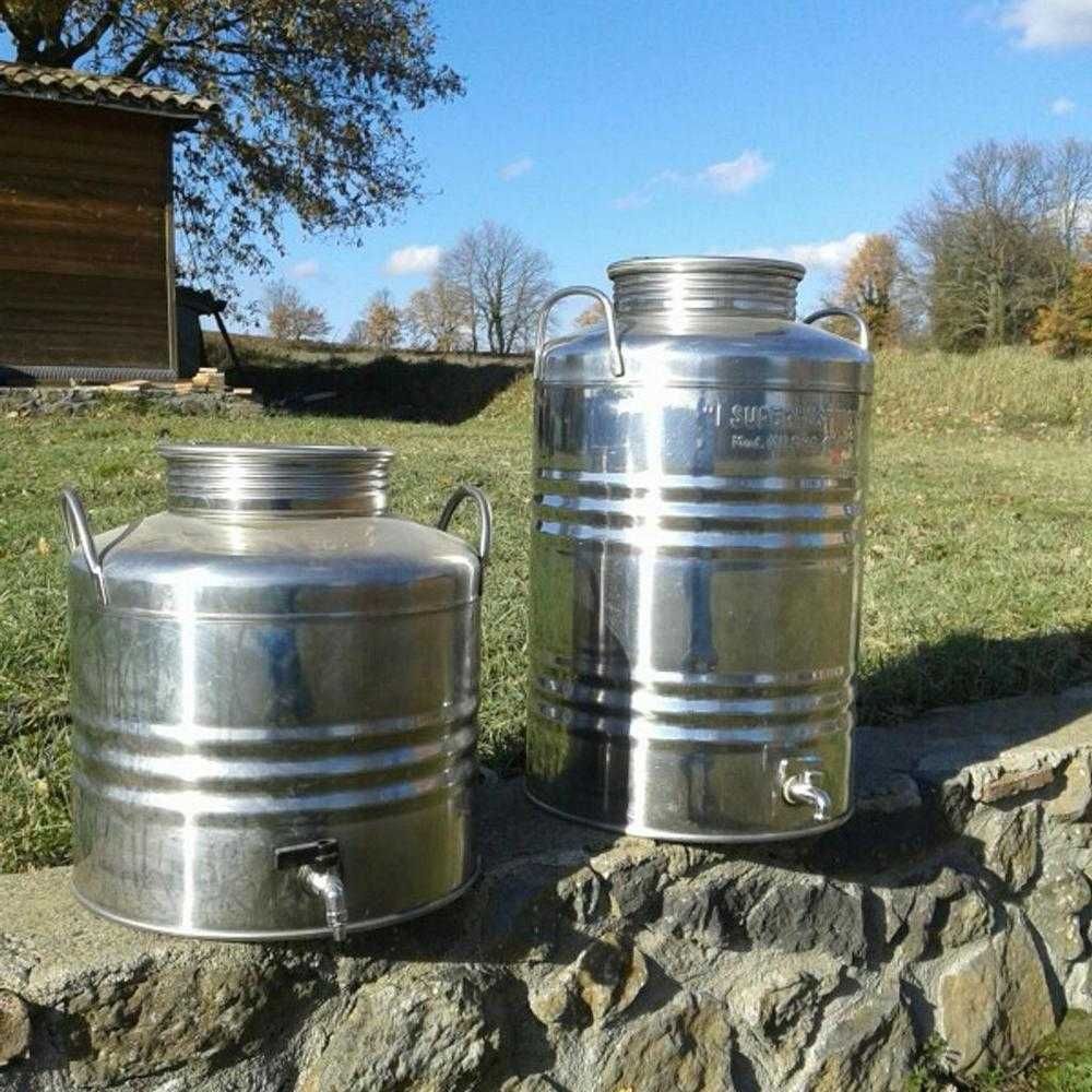 Beczka bańka stal nierdzewna inox pojemnik 50L na bimber wino woda sok