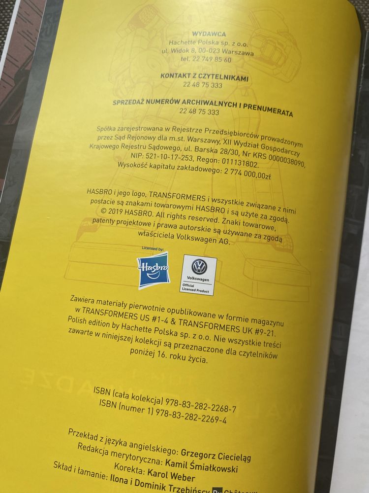 Książka Transformers walka o władzę