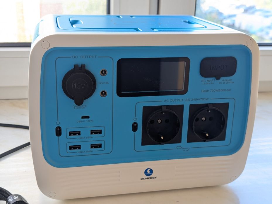 Зарядна станція zonergy 700w 537wh bluetti eb55 lifepo4