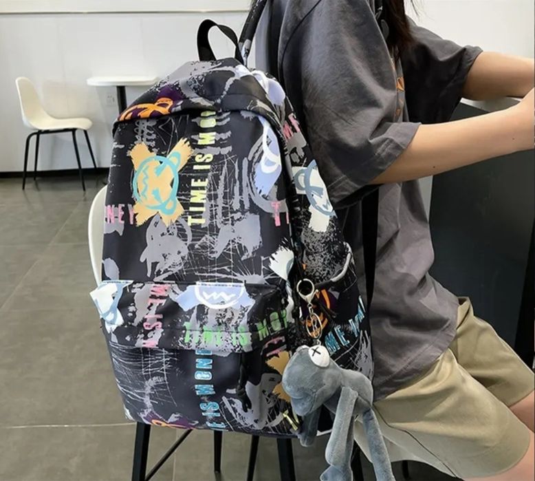 Рюкзак шкільний,підлітковий принтовий.