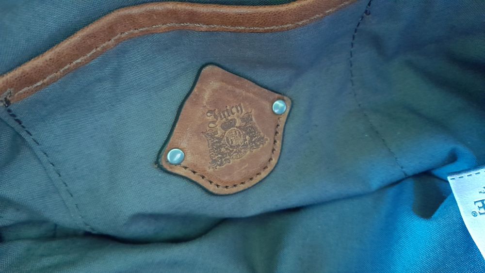 Mala Juicy Couture pele genuína 42x30 cm  - ÚLTIMOS DIAS