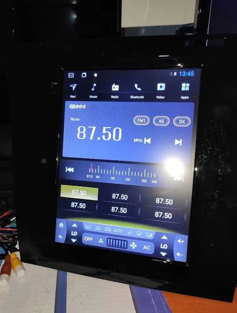Auto-rádio android 13 Golf 7 2013 9 polegadas e Modelo Tesla