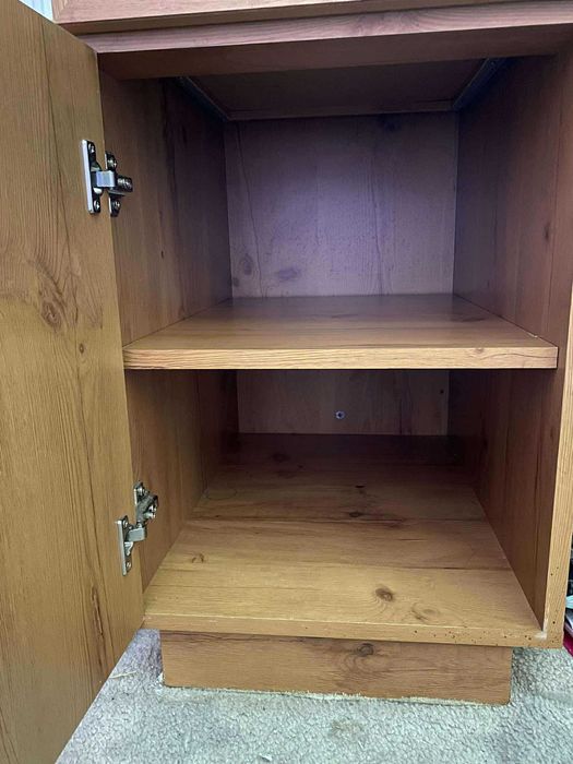 Zestaw mebli, komoda, szafa, biurko, 2 szafki wiszące