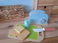 Zabawkowy drewniany toster