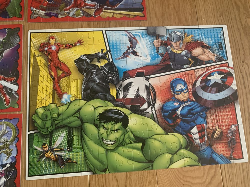 Puzzle Trefl i Clementoni Spider Man 35/48/54/70 Avengers  104