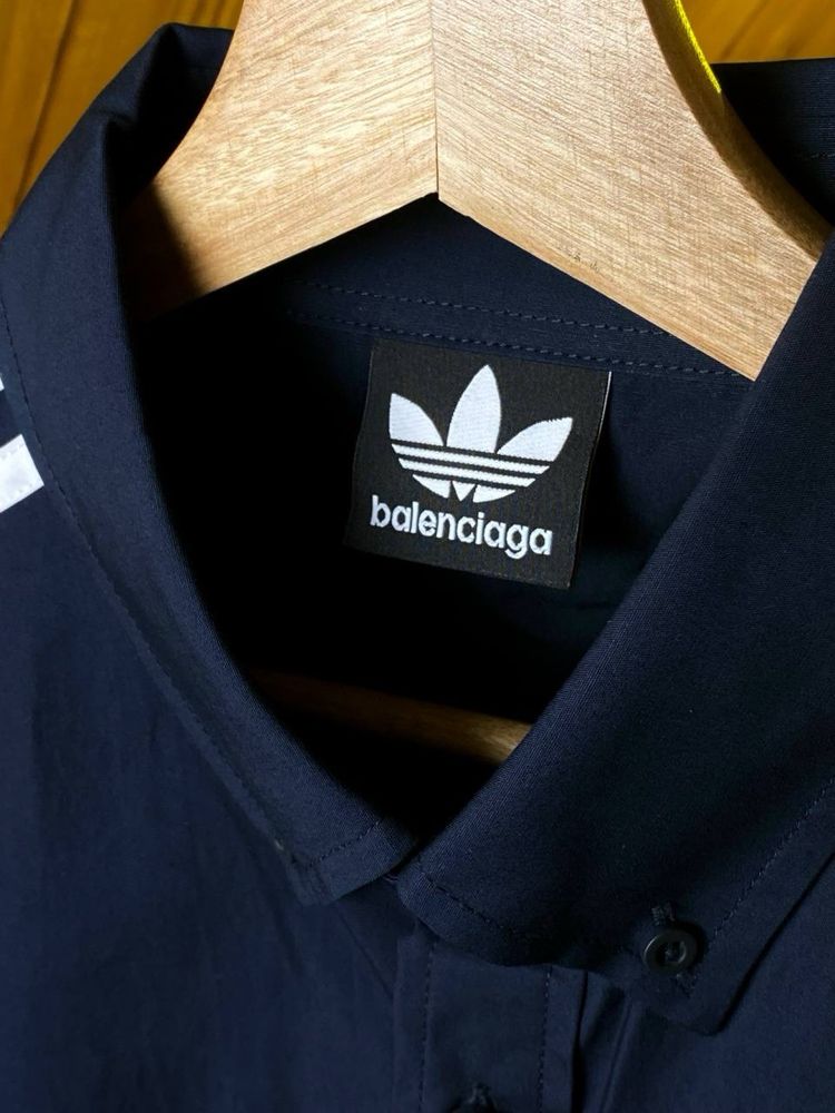 Сорочка / лонгслів Balenciaga & Adidas Soccer Long-Sleeve Button-Up.