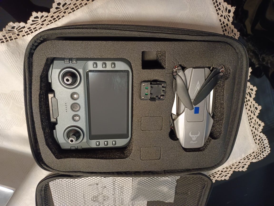 Drone com display no comando