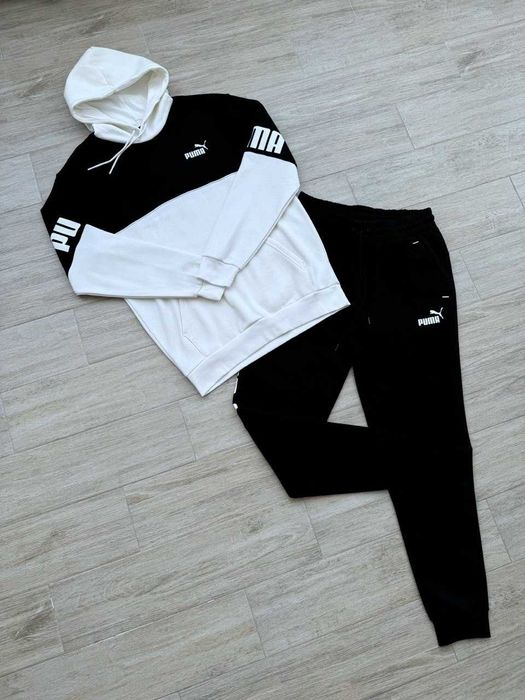 США Чоловічі спортивні костюми Puma Power Colorblock Оригінал Фліс L