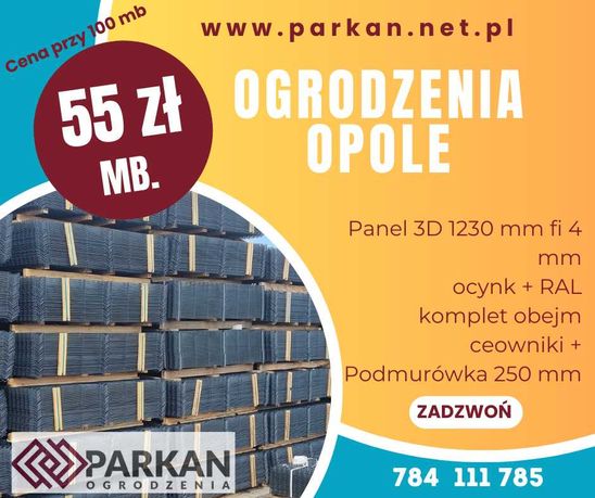 Parkan_Ogrodzenia - KOMPLET MONTERSKI - PANELE 3d i 2d - Producent