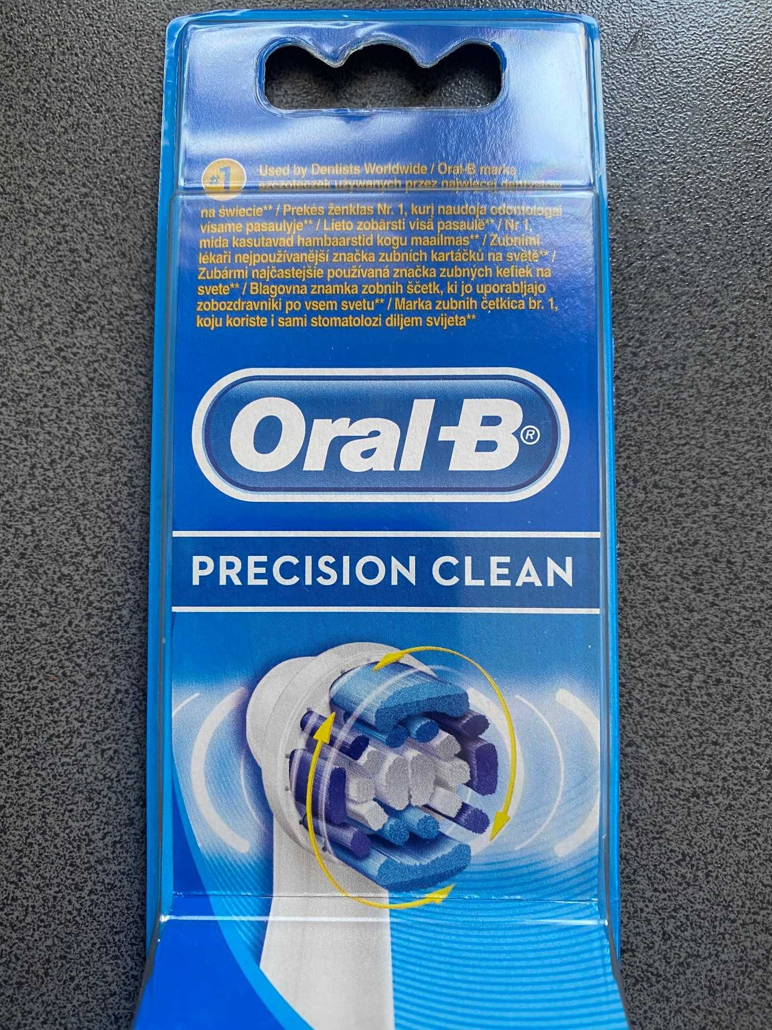 Braun Oral-B PRECISION CLEAN-Szczoteczki(NOWE)