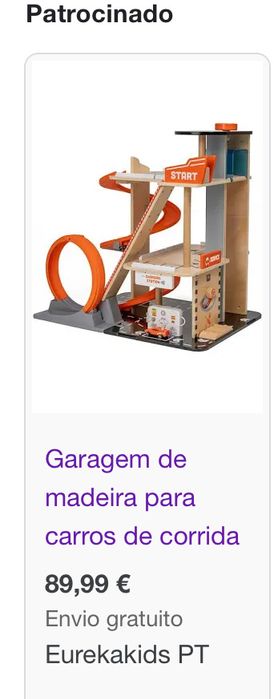 Garagem madeira Eurecakids