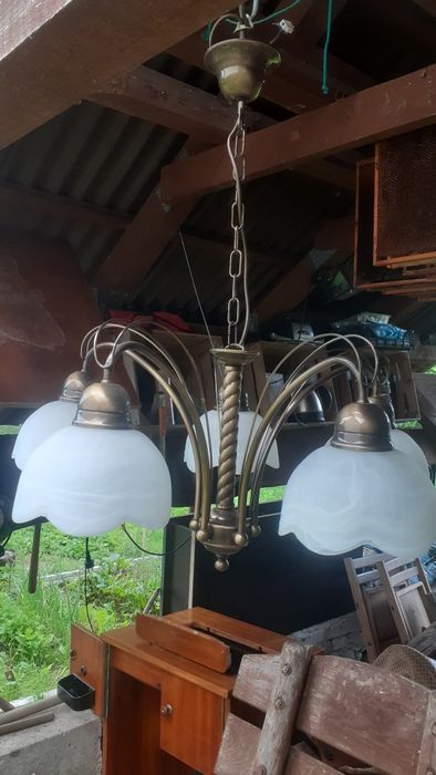 Żyrandol 5 ramion do salonu