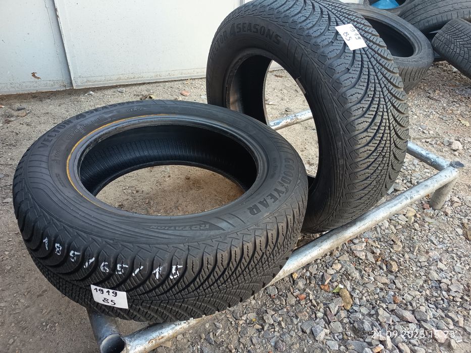 Opony całoroczne 185/65/15 Goodyear 2019r/Możliwość Montażu/Wysyłka
