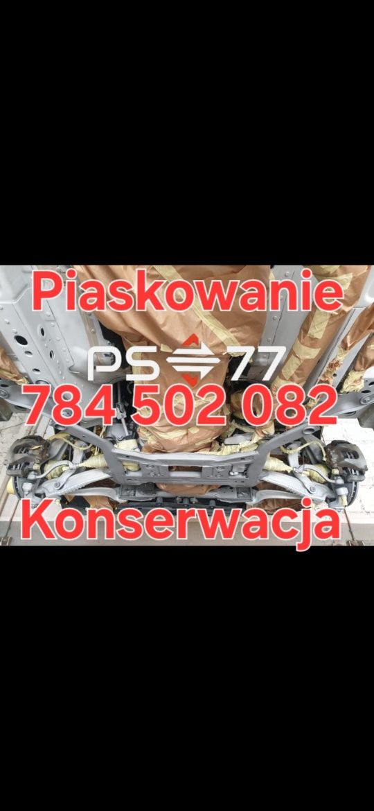 Konserwacja piaskowanie podwozi