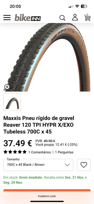 Pneu Maxxis gravel HYPR EXO 700x45 tubelesse