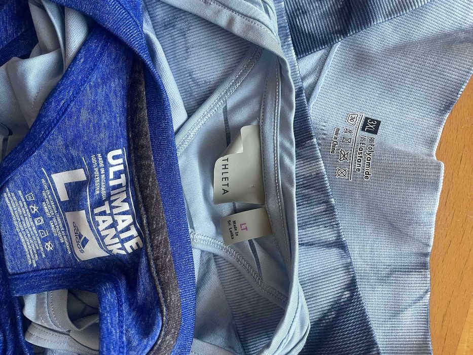 Legginsy XL + 2 koszulki bokserka ATHLETA ADIDAS Zestaw XL