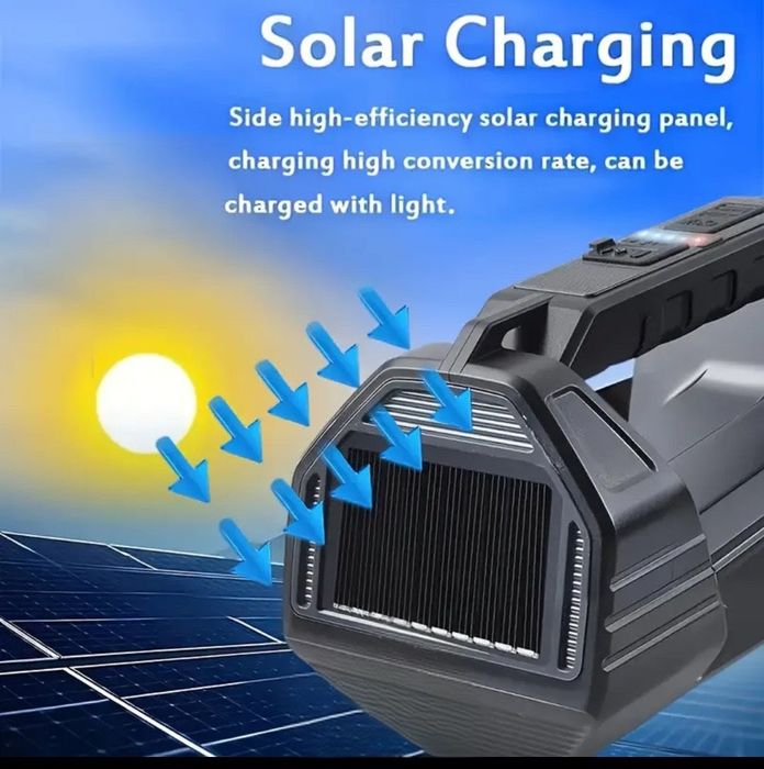 Latarka reflektorowa ładowana