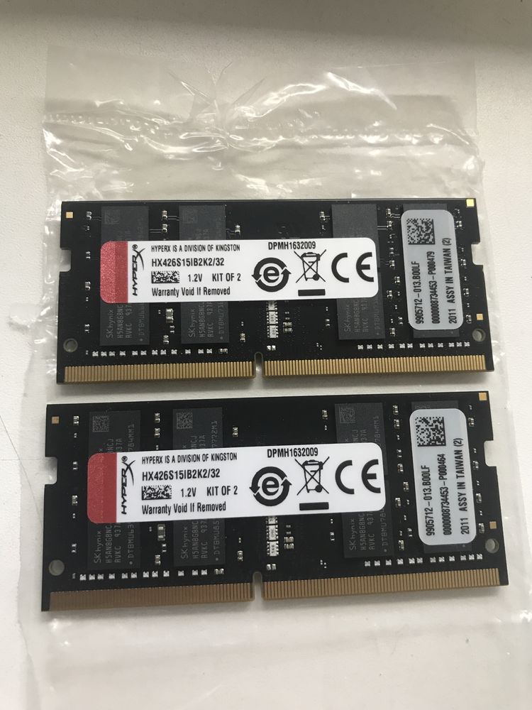 HyperX 32 gb SO-DIMM DDR4