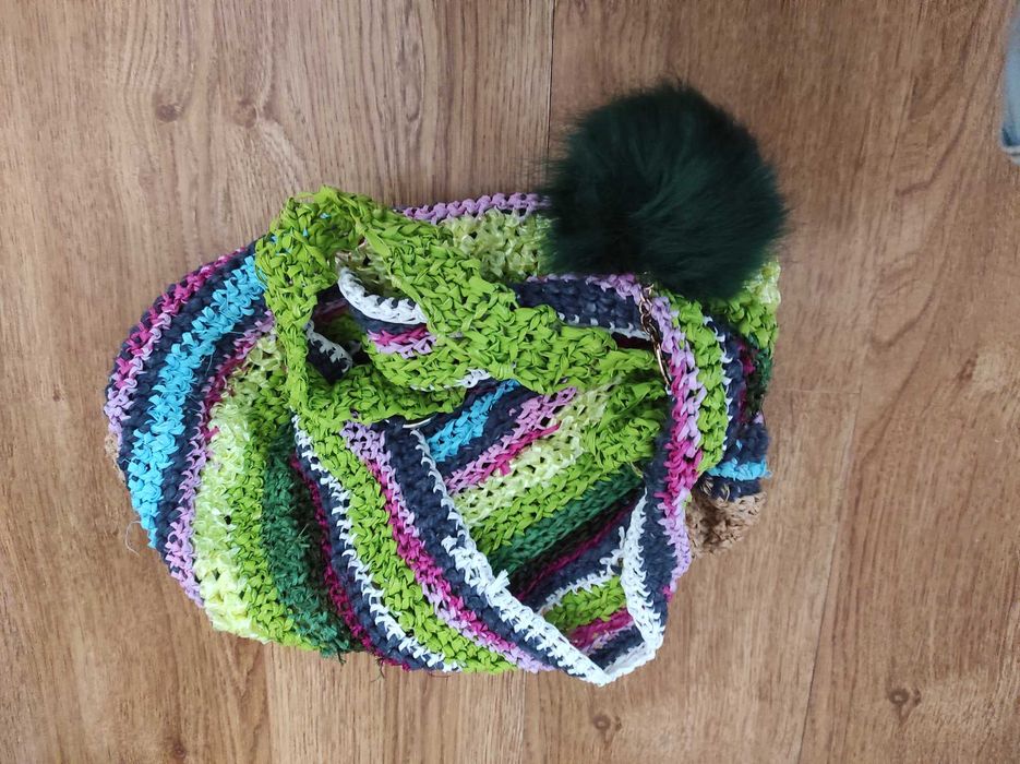 Sacos de Verão em pano e rafia