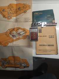 Emblemat Instrukcje Duży Fiat 125p