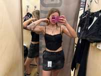 Denim skirt/  saia de ganga