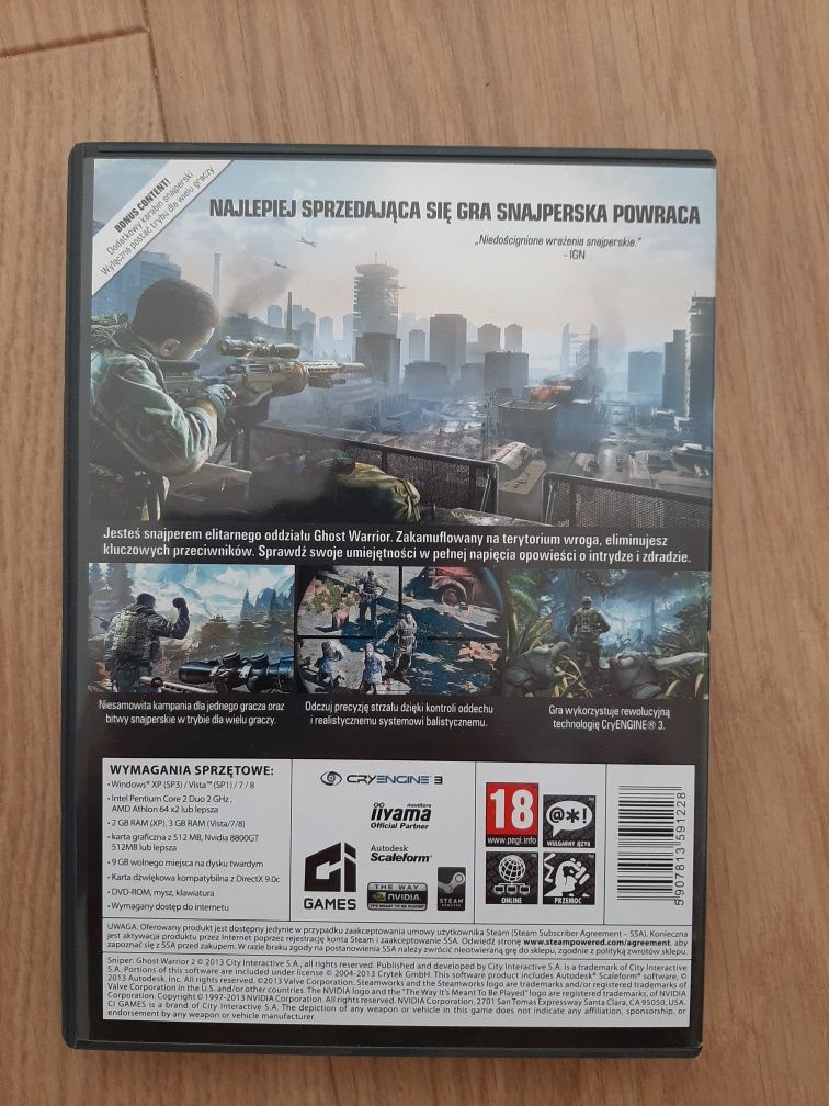 Gra Sniper Ghost Warrior 2