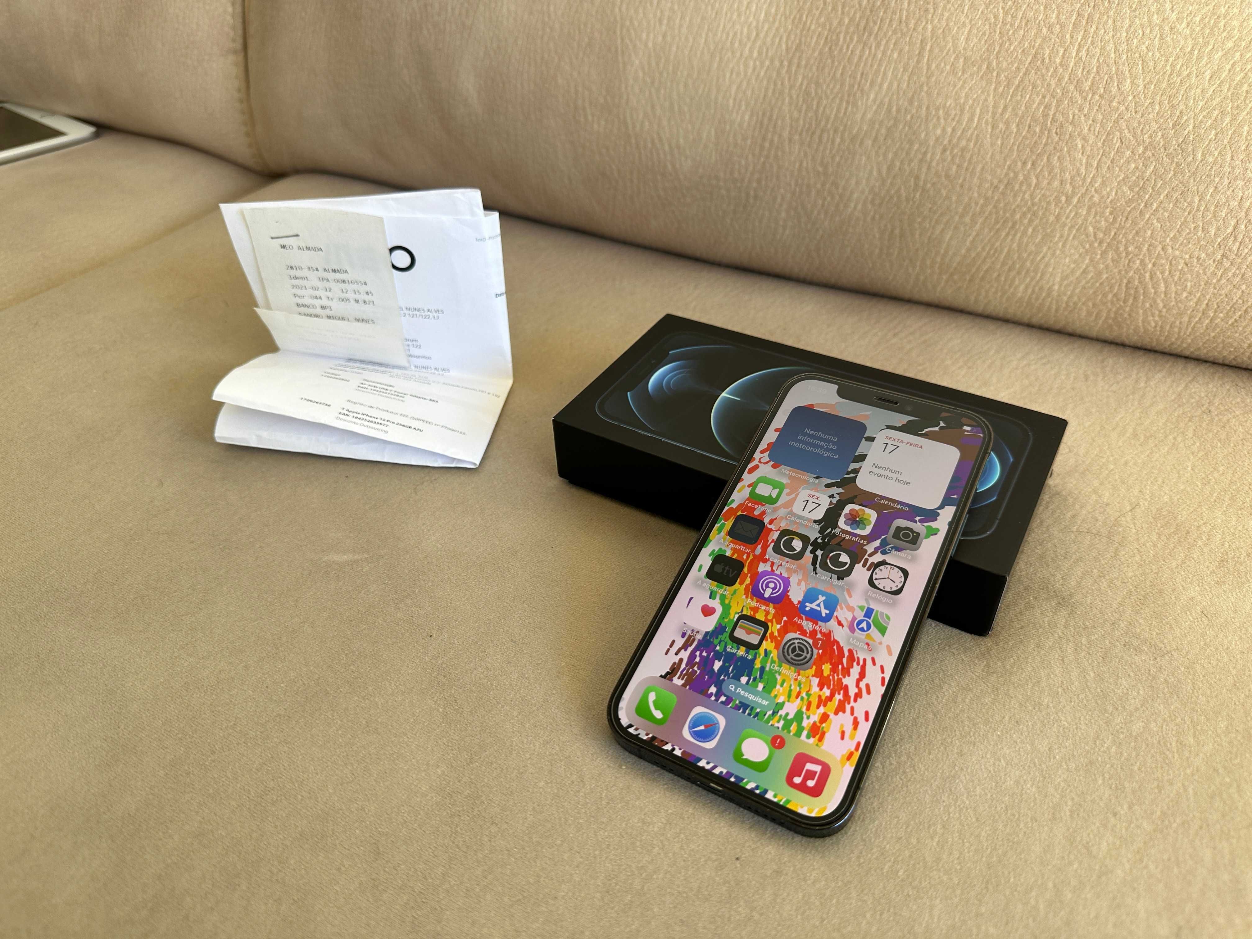 Vendo troco iPhone 12 Pro 256Gb C/Fatura Nacional