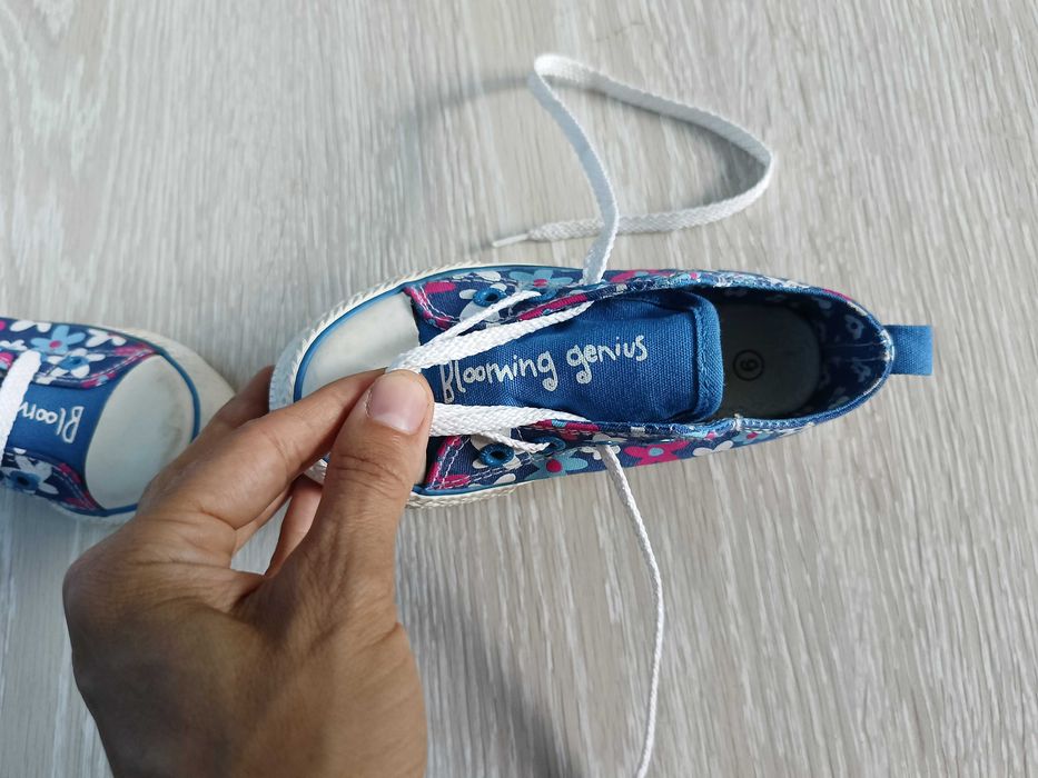 Unikatowe trampki 26 Hatley, stan BDB, wkł. 16,5 cm do przedszkola