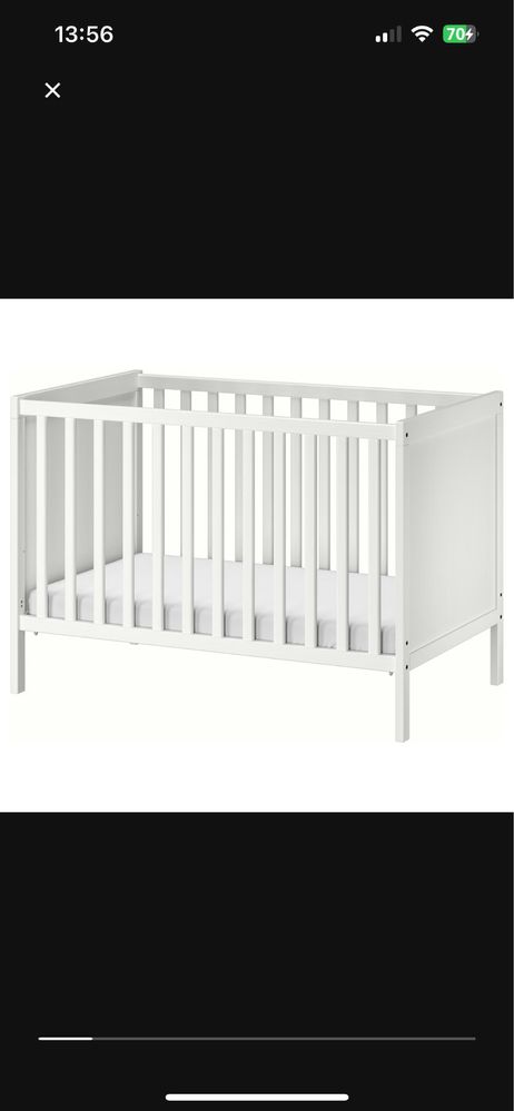 Lozeczko niemowlece SUNDVIK IKEA