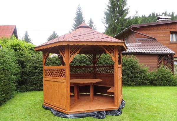 Altanka ogrodowa, altana drewaniana, 3,2m, 3,9m, 5,0m, 6,0m