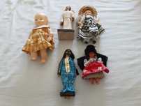 Vendo conjunto de 5 bonecas muito antigas