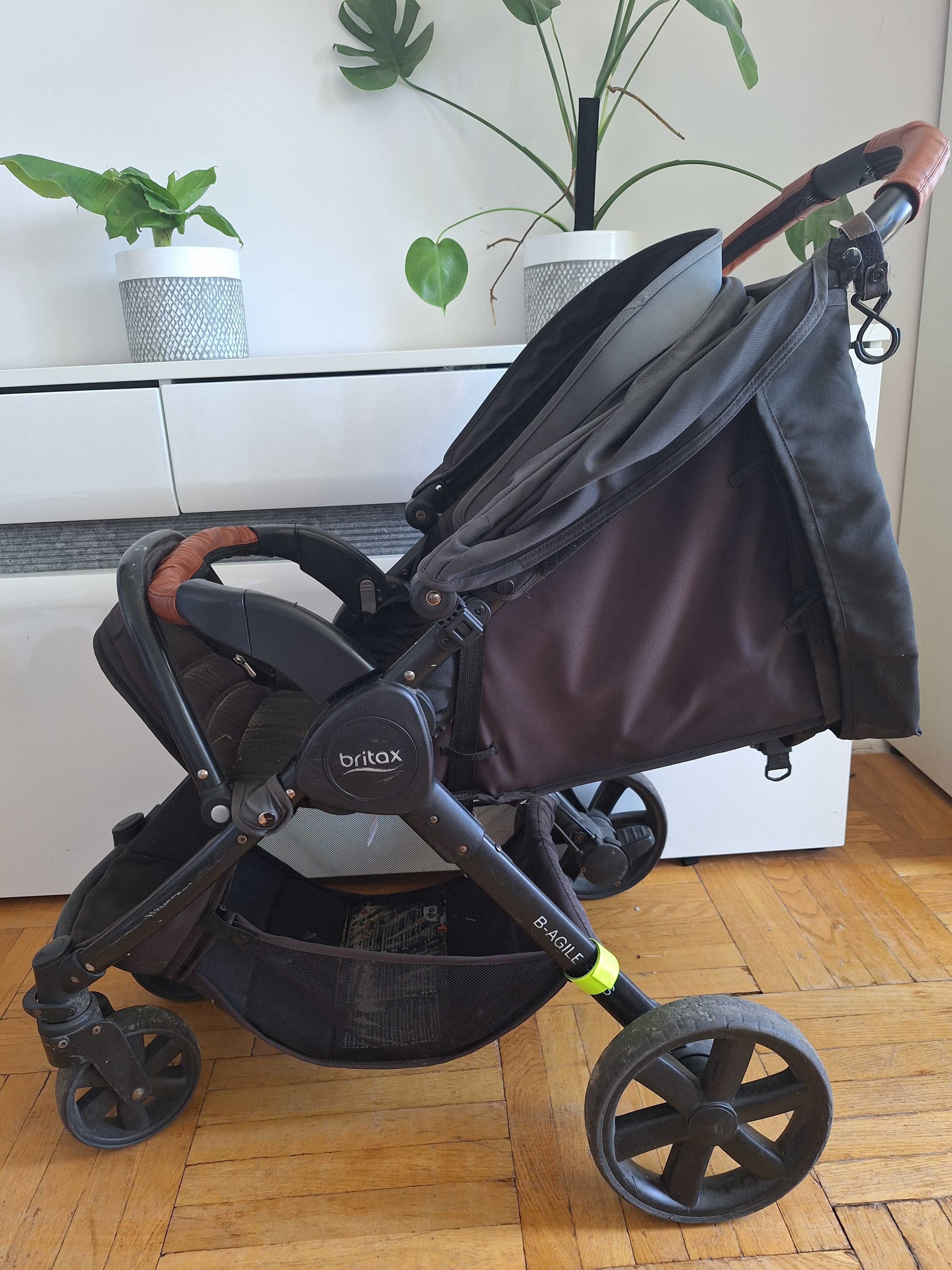 Wózek spacerowy Romer Britax b agile plus, czarny, wyposażenie
