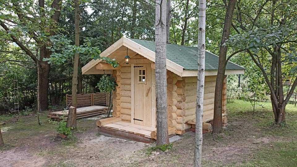 Sauna z bali, sauna sucha, Prawdziwa  Banią.