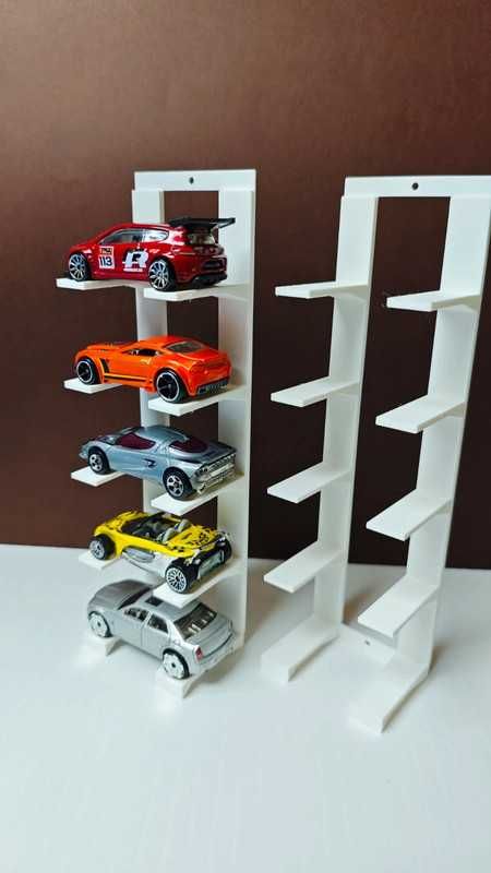 2X Expositor de parede ou mesa para 5 Hot Wheels 1/64