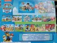 Puzzle psi patrol-zestaw 12  sztuk