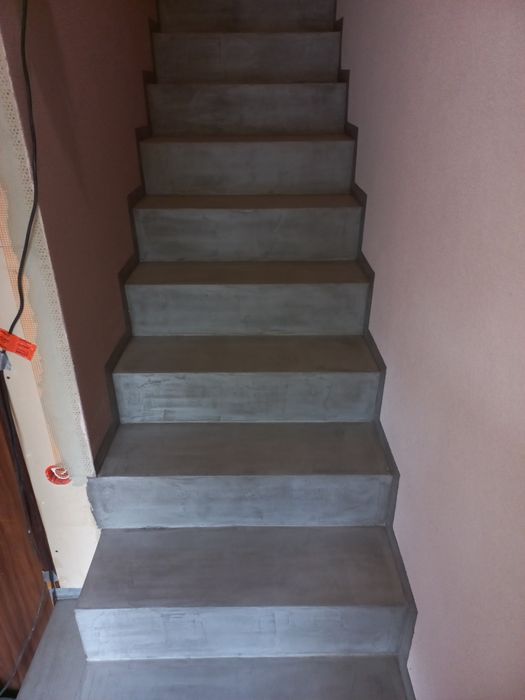 Schody z mikrocementu