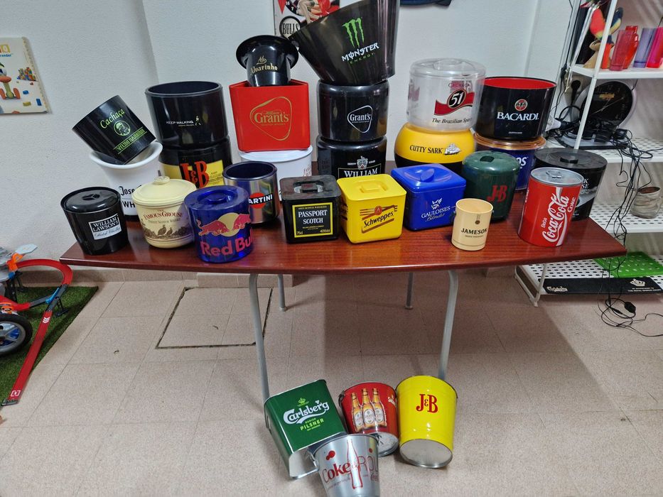 Frapês/baldes de gelo publicitários