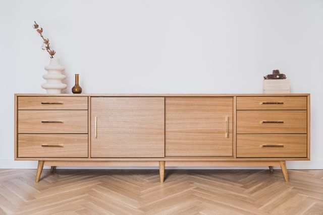 Sideboard Nåde dąb szafka rtv komoda skandynawska mid-century duńska