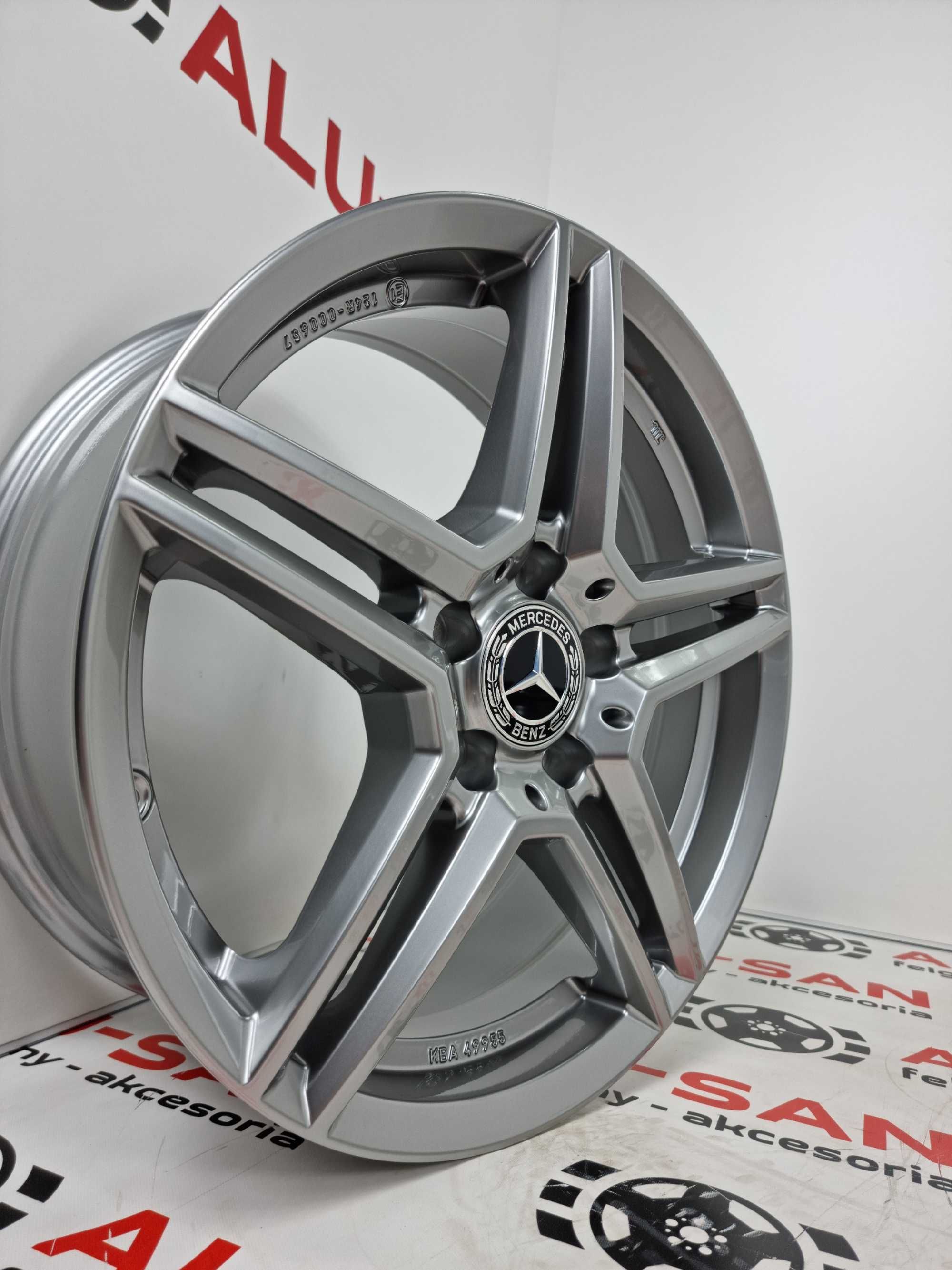 NOWE alufelgi MERCEDES 17" C-Klasa W206 E-Klasa CLA GLC Grafit