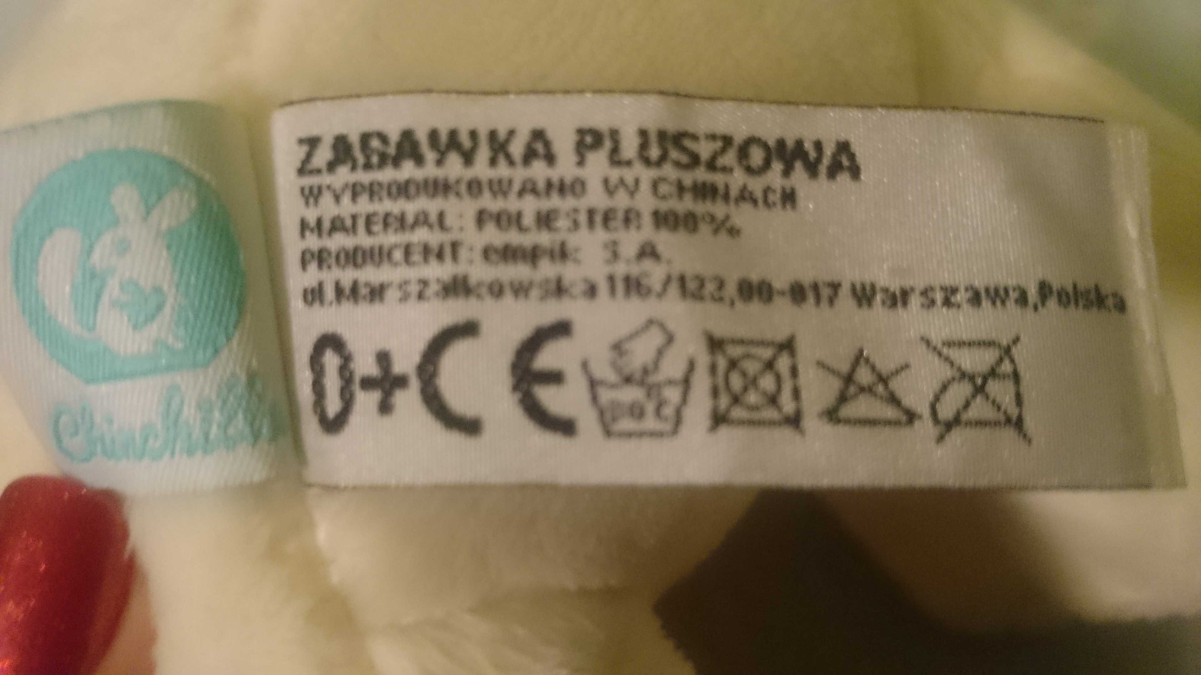 nowy miś w czapce św. Mikołaja z szalikiem, maskotka, Empik