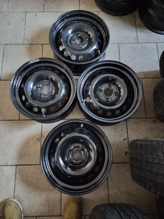 Felgi stalowe Renault 4x100x15 Czujniki Ciśnienia TMPS!Montaż!Wysyłka