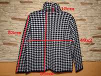 *_* Sweter golf damski Pepitka dziergany ciepły, rozm. 38/40 nowy