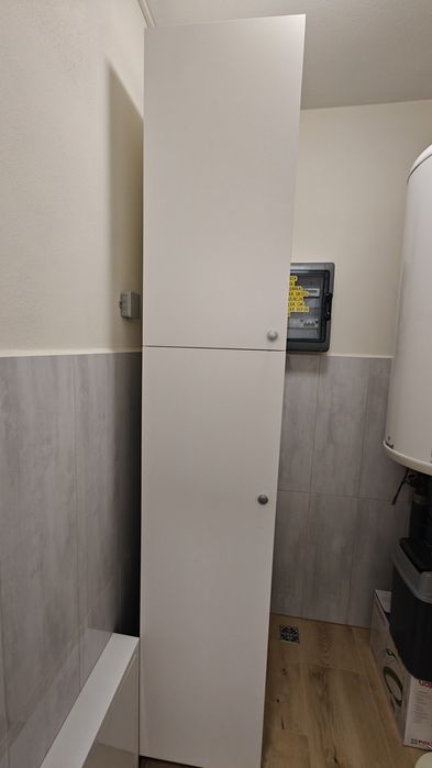 Słupek szafka 239 x42,5x60cm biały stan bardzo dobry Warszawa