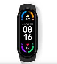 Smartband XIAOMI Mi Band 6 Czarny. Powystawowy.