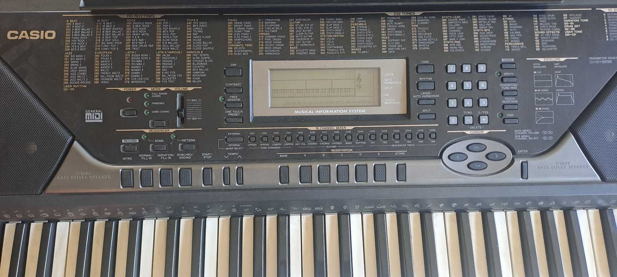 Casio CTK 811 EX syntezator keyboard pianino instrument stan idealny