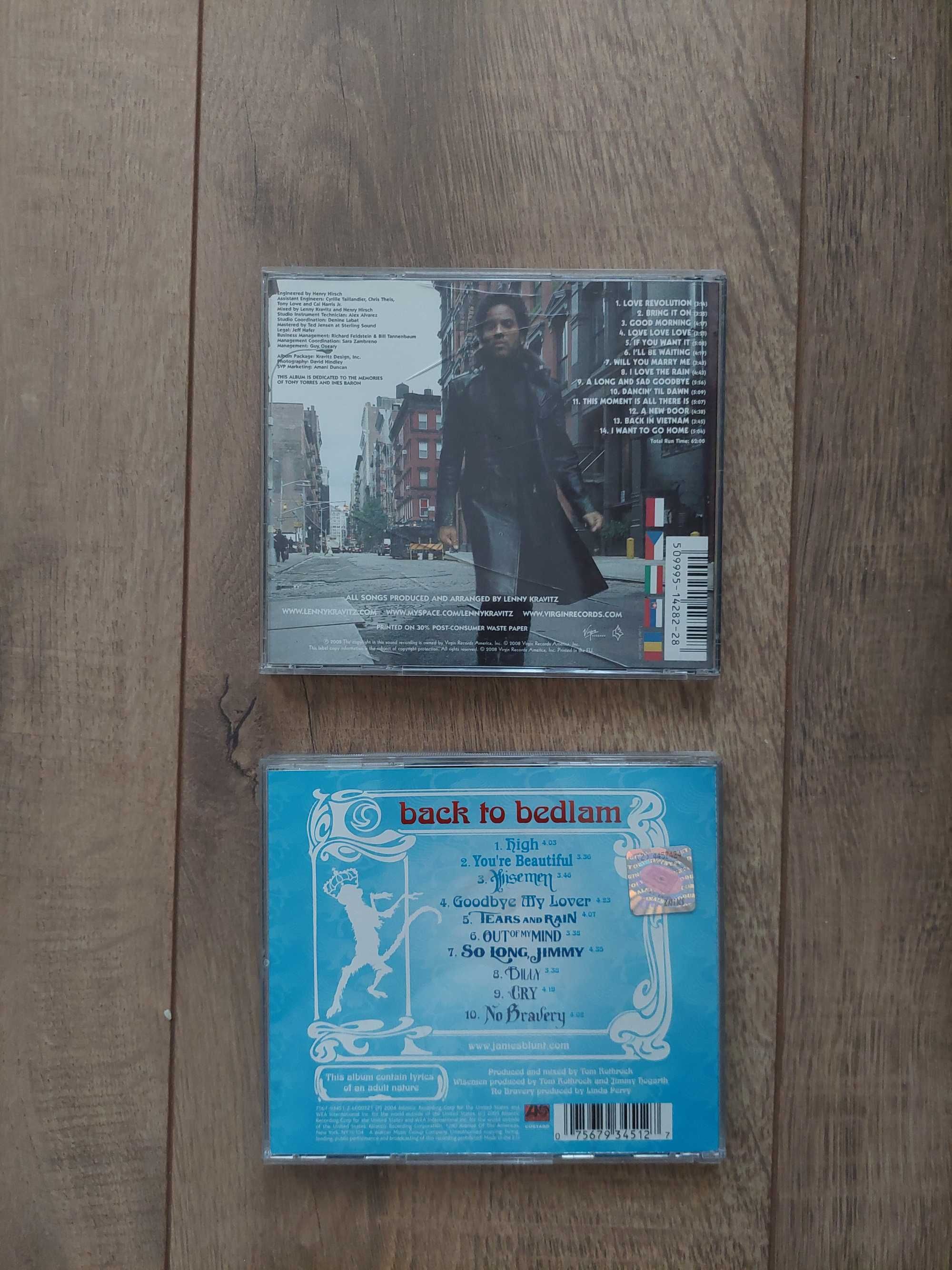 2 CD-James Blunt i Lenny Kravitz