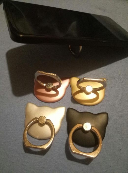 Ring holder uchwyt pierścień do telefonu kotek - 4 kolory